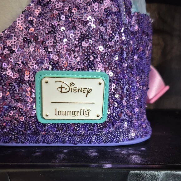 Loungefly Disney Daisy Duck Kids Backpack - Pink and Purple - Picture 2 of 3